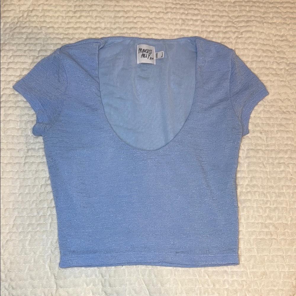 Princess Polly scoop neck crop top